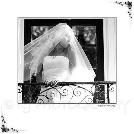 Bride At Railing
